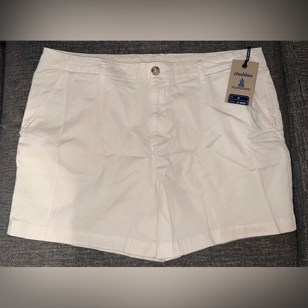 NWT Men’s Chubbies The Vanillas 5.5" 6 Pocket Short